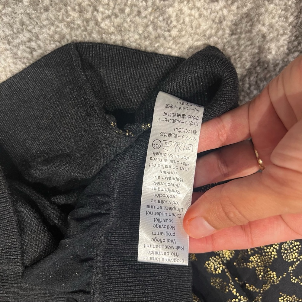 KENZO charcoal grey & gold jumper, size Large. - Picture 11 of 15